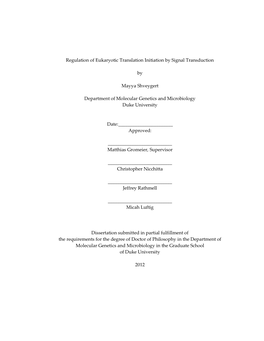 Duke University Dissertation Template