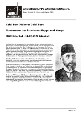 Celal Bey (Mehmet Celal Bey)