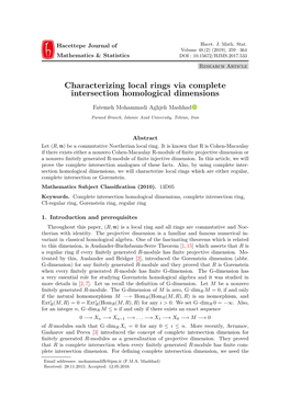 Characterizing Local Rings Via Complete Intersection Homological Dimensions