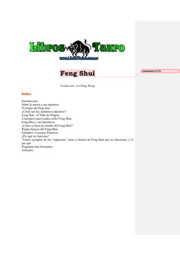 Feng Shui Comentario [LT1]