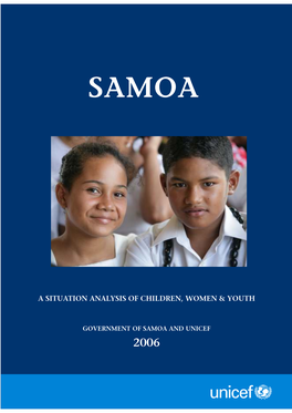 GOVERNMENT of SAMOA and UNICEF 2006 Samoa