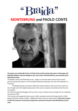 MONTEBRUNA and PAOLO CONTE