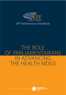 AFGH Guidebook 2010: the Role of Parliamentarians in Advancing the Health Mdgs