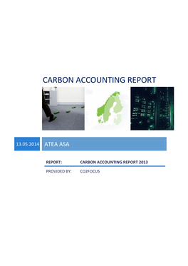 Carbon Accounting Report