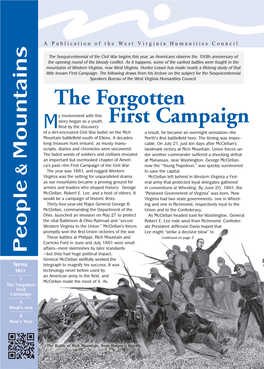 The Forgotten First Campaign” on September 17, 7 P.M., at the Hillsboro Public Library