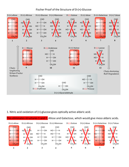 Fischer Proof of the Structure of D-(+)-Glucose 1. Nitric Acid