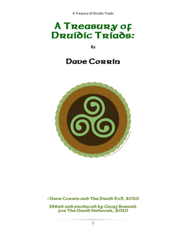 Treasury of Druidic Triads