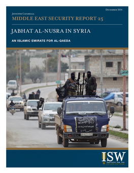 Jabhat Al-Nusra in Syria