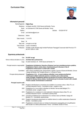 Curriculum Vitae Europass