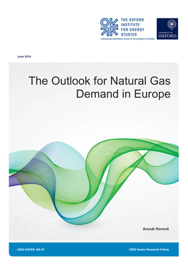 The Outlook for Natural Gas Demand in Europe