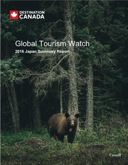 Global Tourism Watch 2016 Japan Summary Report