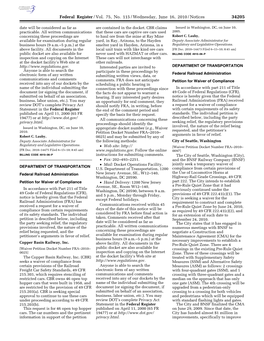 Federal Register/Vol. 75, No. 115/Wednesday, June 16, 2010