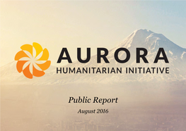 Aurora Initiative Public Report