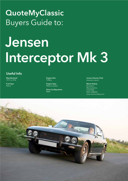 Jensen Interceptor Mk 3