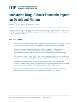 Innovation Drag: China’S Economic Impact