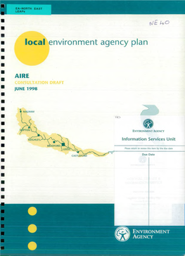 Local Environment Agency Plan