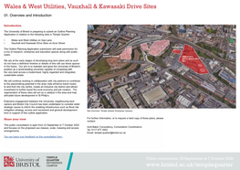 Wales & West Utilities, Vauxhall & Kawasaki Drive Sites