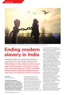 Ending Modern Slavery in India