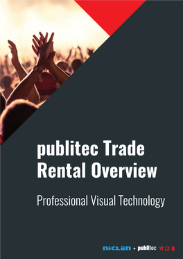 Rental Overview Professional Visual Technology