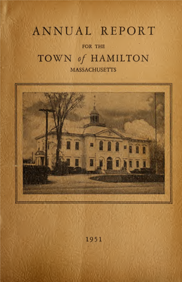 Town of Hamilton Annual Report