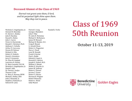 Class of 1969 50Th Reunion
