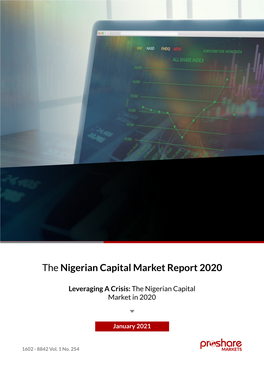 NCM Leveraging a Crisis the Nigerian Capital Market