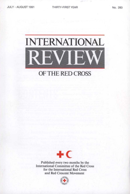International Review of the Red Cross, July-August 1991, Thirty-First