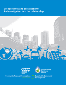 Co-Operatives and Sustainability: an Investigation Into the Relationship