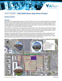 Diridon Station Fact Sheet