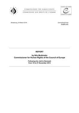 REPORT by Nils Muižnieks Commissioner for Human Rights Of