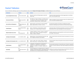 Flowcam® Publications