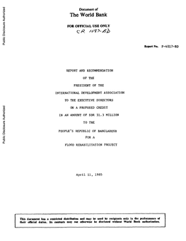 World Bank Document