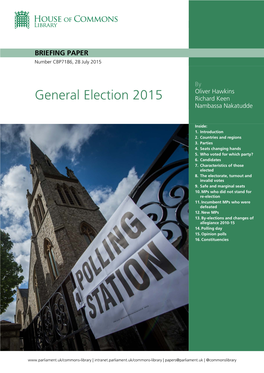 General Election 2015 Richard Keen Nambassa Nakatudde