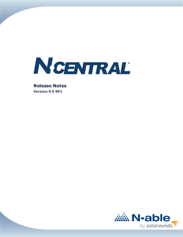 N-Central Release Notes