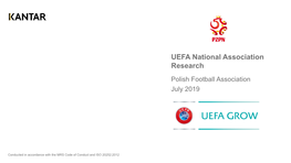 UEFA National Association Research Polish Football Association July 2019