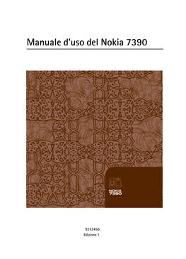 Manuale D'uso Del Nokia 7390