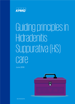 Guiding Principles in Hidradenitis Suppurativa (HS) Care