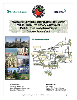 Assessing Cleveland Metroparks Tree Cover – AMEC Earth & Environmental, Inc