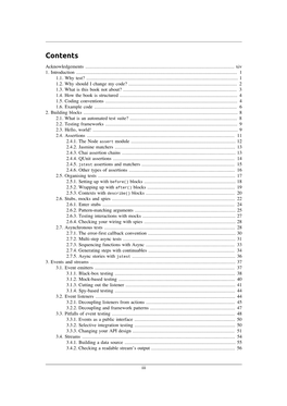 Table of Contents