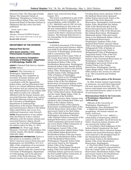 Federal Register/Vol. 78, No. 84/Wednesday, May 1, 2013/Notices