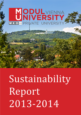 Sustainability Report 2013-2014 MU Sustainability Report 2013/14