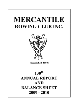 Mercantile Rowing Club Inc