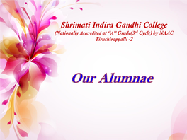 About Our Alumni