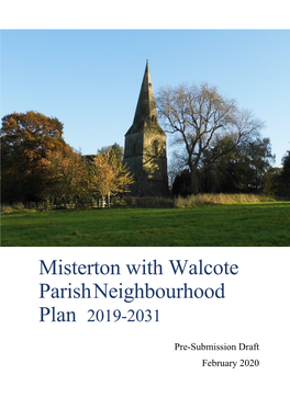 Misterton with Walcote Parish Neighbourhood Plan 2019-2031