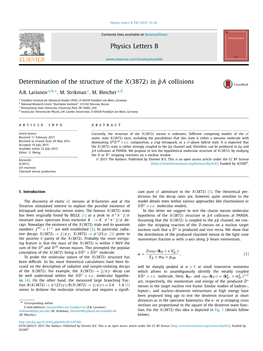 Determination of the Structure of the X(3872) in P̄a Collisions