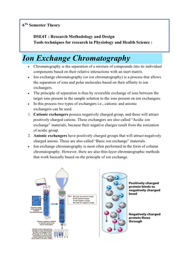 Ion Exchange Chromatography