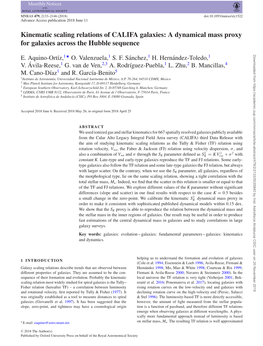 Kinematic Scaling Relations of CALIFA Galaxies: a Dynamical Mass Proxy