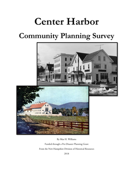 Center Harbor Community Planning Survey