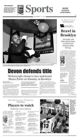 Devon Defends Title