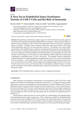 Toxicity of CAR-T Cells and the Role of Immunity